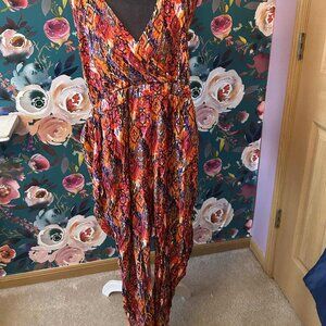Adorable Ali & Kris BOHO multicolor jumpsuit/romper.